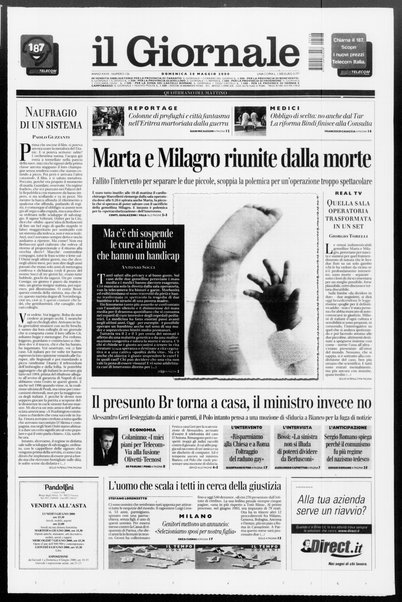 Il giornale : quotidiano del mattino